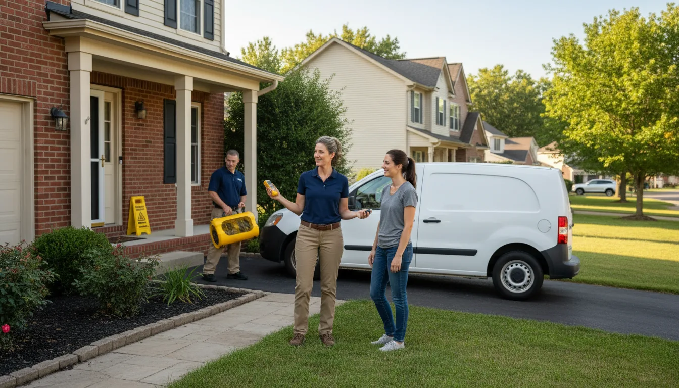 Water restoration image for Water Damage & Restoration Services in Fillmore, UT